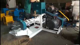 Fish food making machine price ,working video for floating fish feed