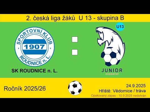 SK Roudnice nad Labem : Junior Chomutov U13