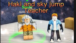 Blox fruits how to get sky jump,haki and flash step