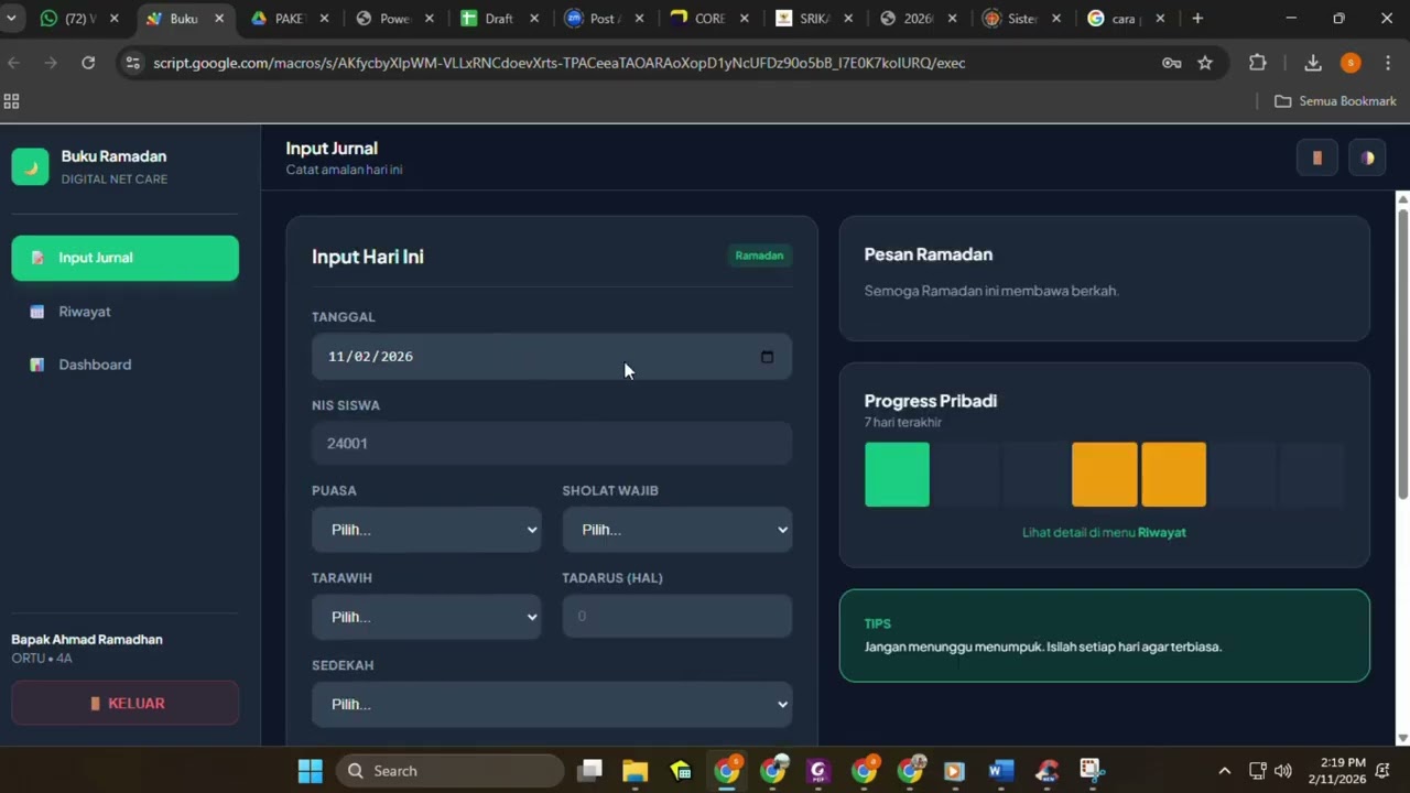 Buku Digital Ramadhan-Tutorial