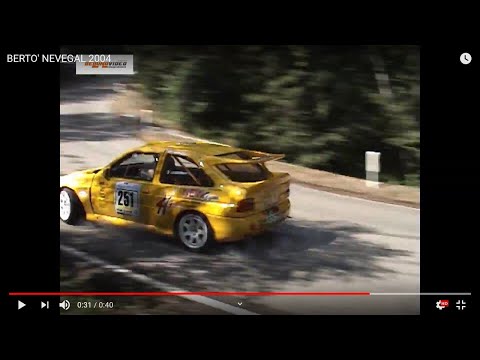 CRASH HILLCLIMB SALITA ALPE NEVEGAL 2004 / BERTO' FRANCO / FORD ESCORT E1