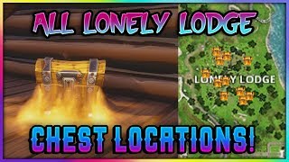all lonely lodge chest locations season 4 week 3 challenges - fortnite lonely lodge chest