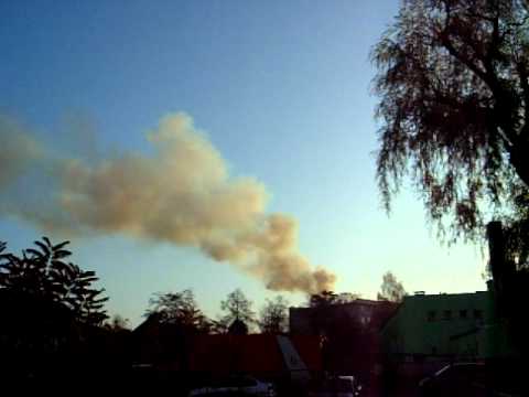 Oleśnica - Pożar kamienicy przy ul.Krzywoustego