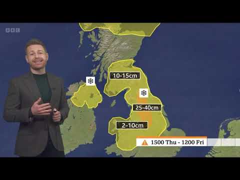 UK Weather THURSDAY WEATHER FORECAST 09/03/2023 - BBC Weather Forecast - Tomasz Schafernaker
