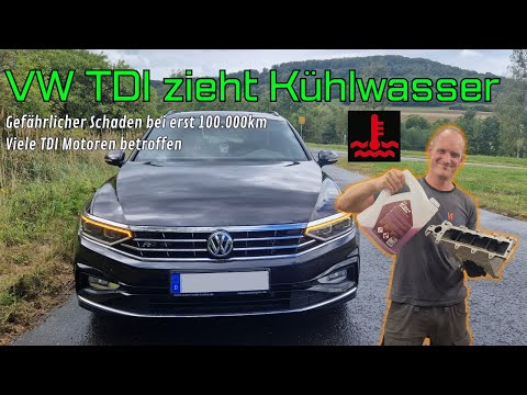 Coolant consumption VW 2.0 TDI | 🚨Problem part in the EA288 1.6 and 2.0 TDI? | Only 100,000 km in...