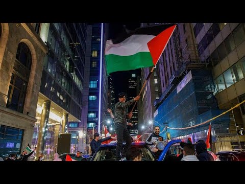 صدامات بين مناصرين لفلسطين وإسرائيل خلال تظاهرات في تورونتو ومونتريال…