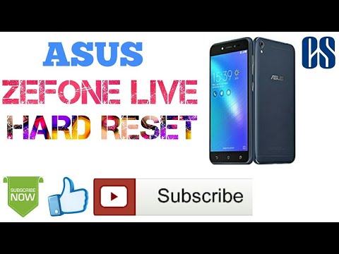 ASUS ZENFONE LIVE HARD RESET