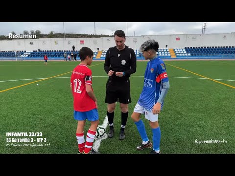 INFANTIL J15ª 22/23 🎥RESUMEN SC GARROVILLA 3 - ATLETICO PUEBLONUEVO 3 (25/02/23)