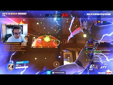 NECROS INSANE NANO GENJI! POTG! [ OVERWATCH SEASON 17 TOP 500 ]