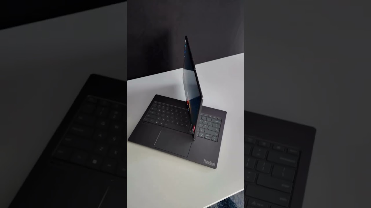 Lenovo Demos AI Companion Mode on Concept Auto Twist ThinkBook Laptop #ces2026