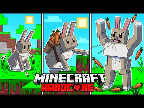 Zozo's Insane 100-Day Rabbit Survival in Hardcore Minecraft!
