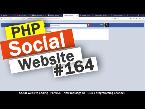 Social Website from scratch Part 8 Profile Page Top Bar | PHP | HTML | CSS | MYSQL Database