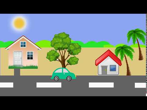 Beginner Road Scene Animation with illustrator and After Effects.