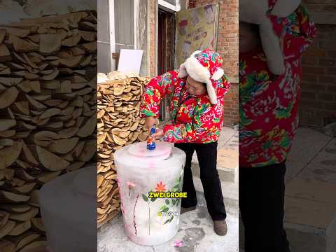 Wie man in China im Winter Strom spart.