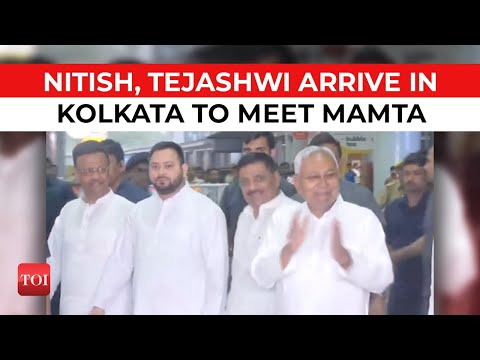 To Meet Mamta Bannerjee, Nitish Kumar and Tejashwi Yadav land in Kolkata, West Bengal