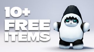 GET 10+ BLACK FREE ITEMS!🖤 (ACTUALLY ALL STILL WORKS)