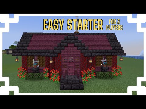 Insane Minecraft House Build for 3 Players