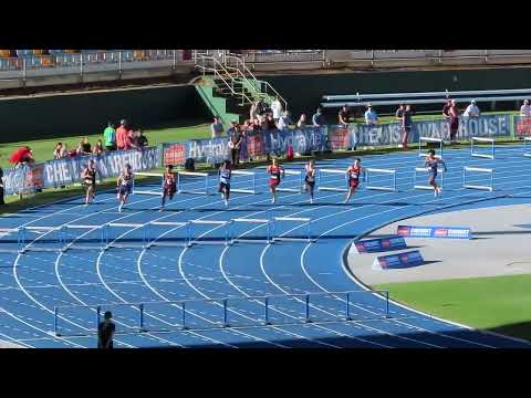 200m Hurdles U16 Men Final, Australian Junior Championships, QSAC 13 April 2023