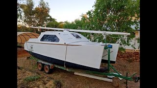 We bought a trailer sailer catamaran // Our maiden voyage to Lake Kepwari