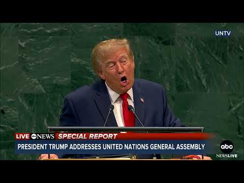 President Trump discusses Gaza, creation of the Board of Peace during speech to UN General Assembly