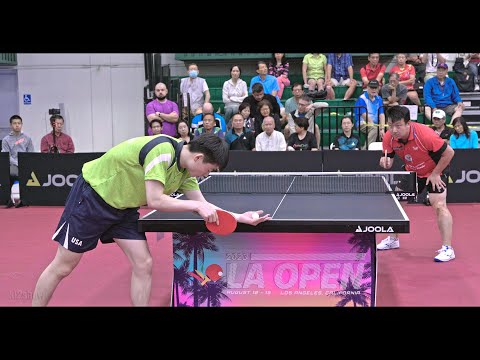 2023 LA Open Table Tennis Tournament (SF) - Wang Zhen (Eugene) vs Ma Jinbao  [4K 60fps]