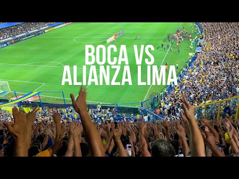 "BOCA vs ALIANZA LIMA | IMPRESIONANTE ALIENTO DE LA 12 EN LA BOMBONERA" Barra: La 12 &bull; Club: Boca Juniors