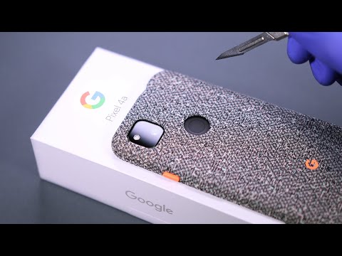 Google Pixel 4a Unboxing - ASMR