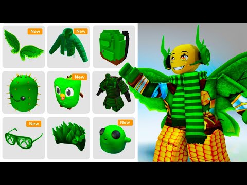 HURRY! GET THESE 16 FREE GREEN ROBLOX ITEMS NOW