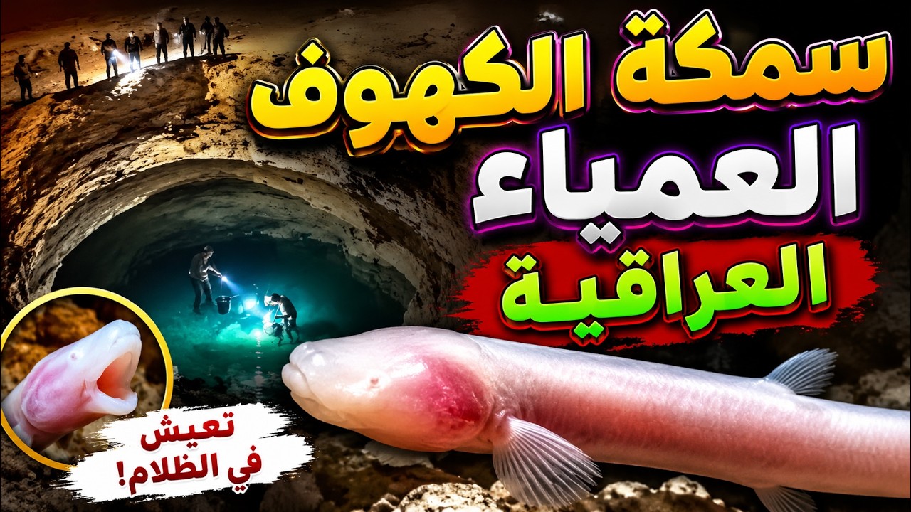 سمكة عمياء تحت صحراء العراق... هل رأينا التطور أمام أعيننا؟