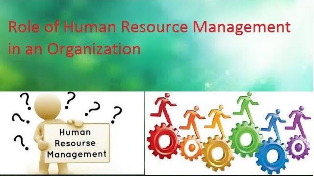 Roles & Responsibilities of Human Resource Management in an organization