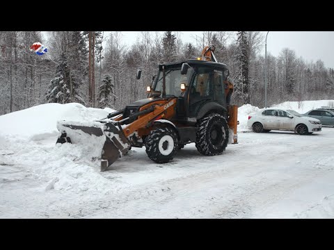 Репортаж Сампо ТВ 360 Уборка снега в зимний период 2023-2024 года