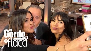 Raúl de Molina repartió besos a Clarissa Molina y Alejandra Espinoza