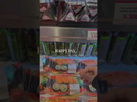 # 3. Vlog diárioㅣComprasㅣComida japonesa - Mua thật nhiều sushi về cho em gái 🥗🍙🍣