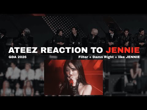 ATEEZ 에이티즈 reaction to JENNIE 제니 Filter + Damn Right + like JENNIE 2026