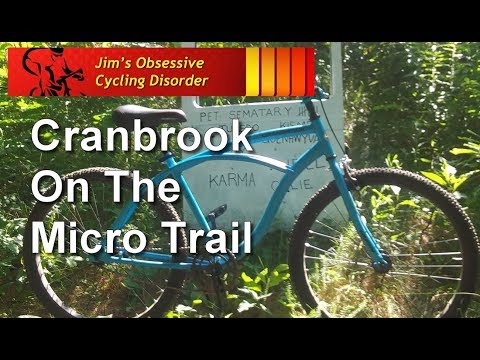 Huffy Cranbrook klunker ride on my micro-trail