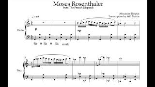 Alexandre Desplat–The French Dispatch–Moses Rosenthaler (Transcription) video