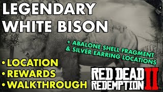 Red Dead Redemption 2 - Legendary White Bison + Crafting Bison Horn Talisman (Location/Guide)