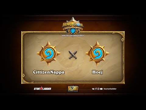 CittizenNappa vs Hoej, 1/4, Hearthstone Championship Tour Spring 2017