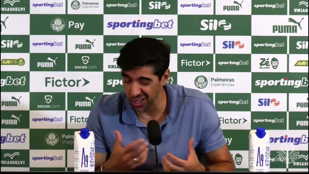 Ceará 0 x 1 Palmeiras - Coletiva Abel #palmeiras #ceará #abelferreira