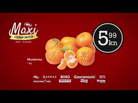 MAXI VIKEND AKCIJA 28.10. - 31.10.2021.