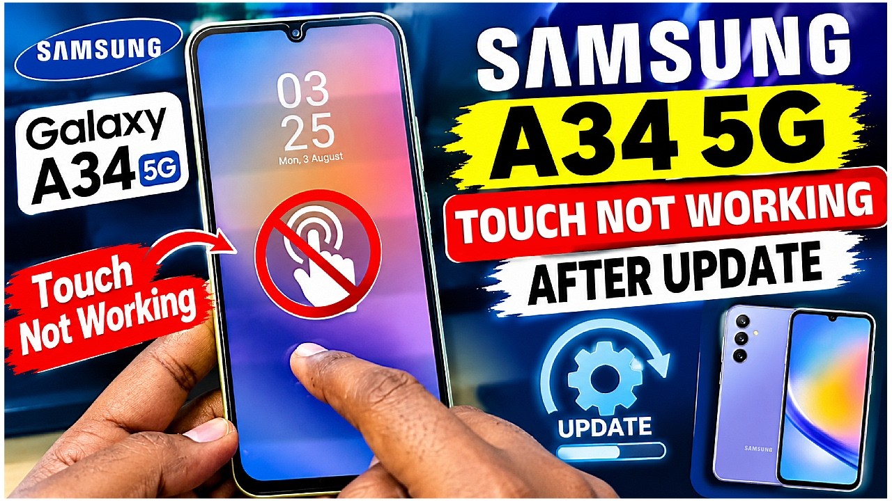Don't Replace Your Screen! Fix Samsung A34 5G Touch Problem