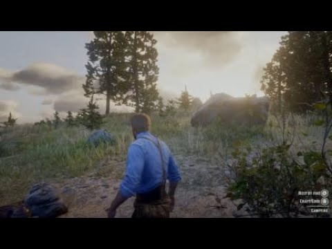 Red Dead Redemption 2 - a stranger talking about the curse in Valentine