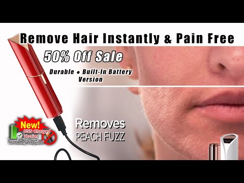 instantly get rid of peach fuzz on upper lip - how to remove facial hair fast, easy, and pain free