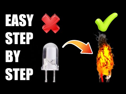 Turn LED'S into REALISTIC FIRE for your Diorama!😮🔥