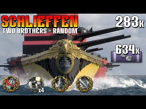 Schlachtschiff Schlieffen – Sekundärwaffen Übernehmen auf Zwei Brüder