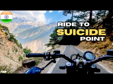 Ride to India infamous SUICIDE point - Kinnaur District - India Motorcycle Vlog EP29