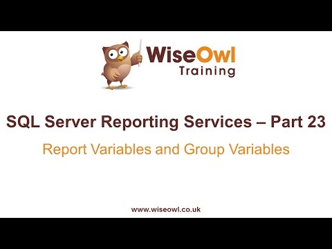 Reporting Services (SSRS) Part 23 - Report Variables and Group Variables