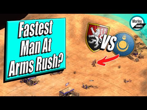 This Man At Arms Rush Was SO QUICK! | AOE2 1v1 Ranked Bohemians vs Mongols