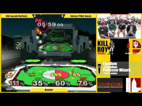Kill Roy: Volume 1 Doubles Winners Quarters Rik+Lanceinthepants vs Onisser+PBLK|Bench