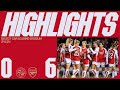 HIGHLIGHTS | Reading vs Arsenal (0-6) | Leah returns, Kim's 300th game & Stina's treble! | Conti Cup